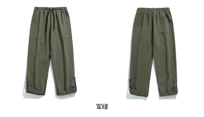 Men’s Cotton Straight Cargo Pants