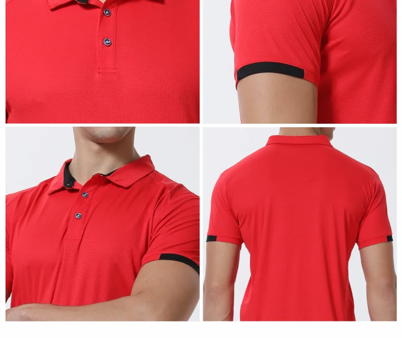 Swift Dry Lapel Polo Fitness Shirt Rich Allure