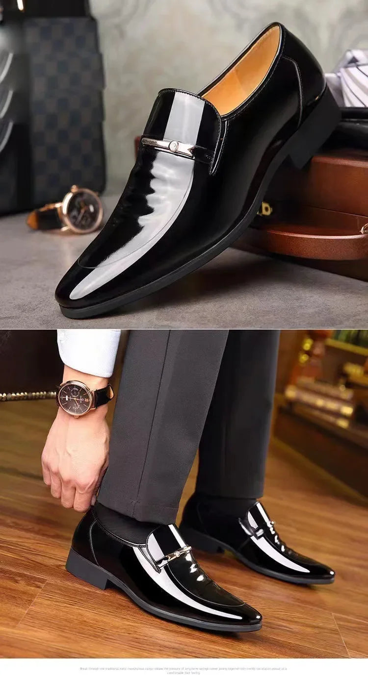 Imperial Gloss Black Oxford Shoes