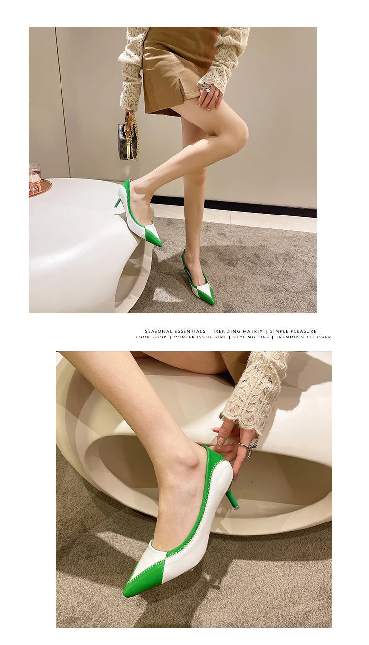 Pointed Toe Stiletto Party Heels
