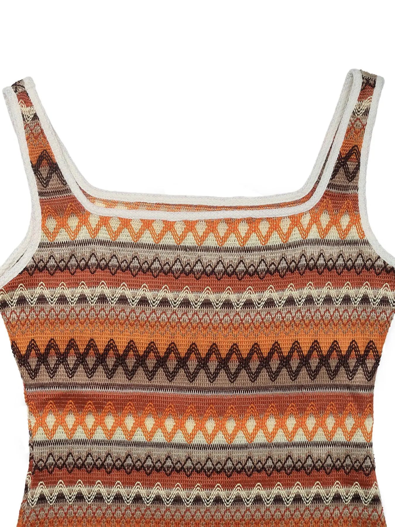 Coastal Lines Knitted Maxi Dress