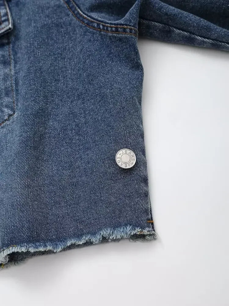 Indigo Drape Plus Denim Jacket