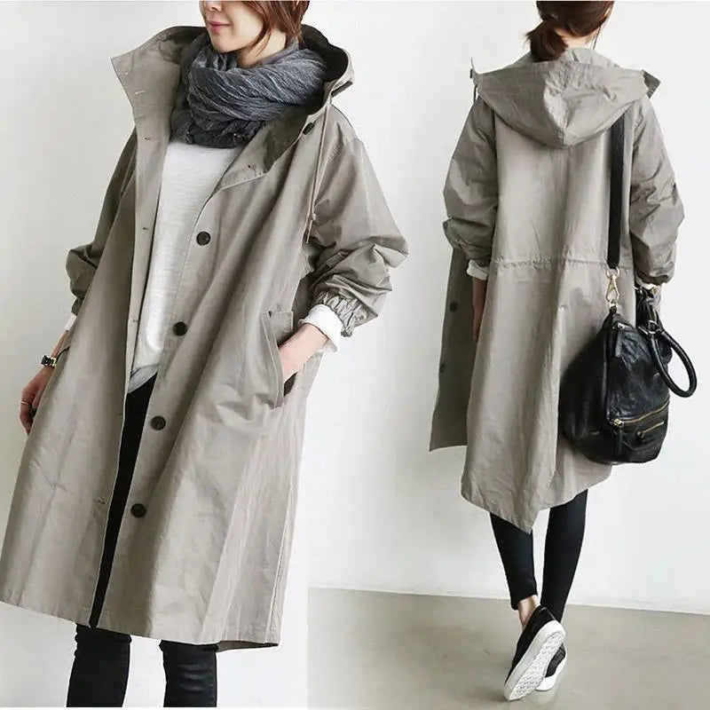 Waist Belted Trench Coat