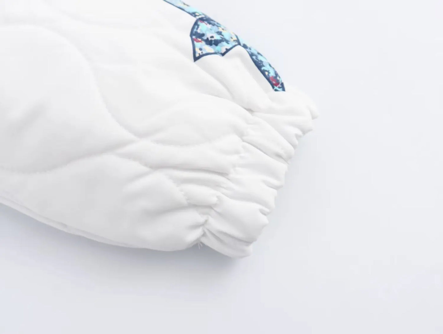BloomNest Quilted Bomber Jacket