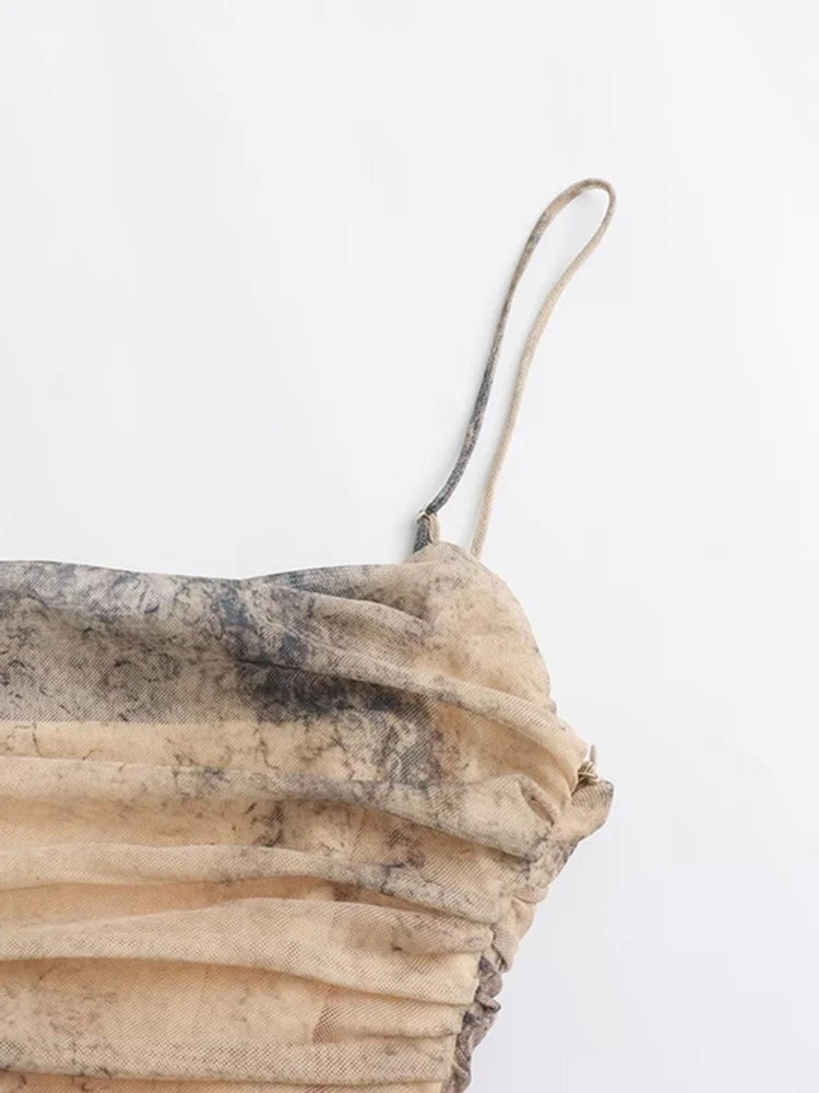 HazeGlam Gradient Backless Slip Dress