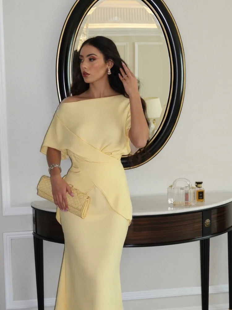 Luxe Charm Satin Bodycon Dress