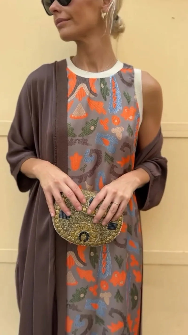 Boho Elegance Two-Piece Dress Set