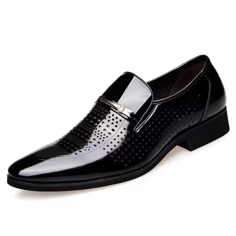 Imperial Gloss Black Oxford Shoes Rich Allure