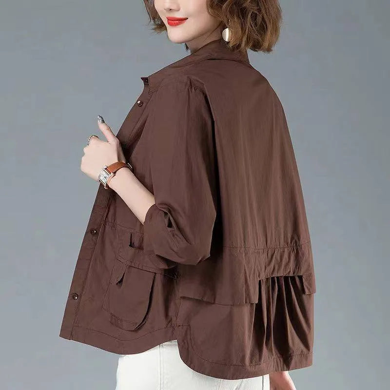 Single-Breasted Casual Jacket