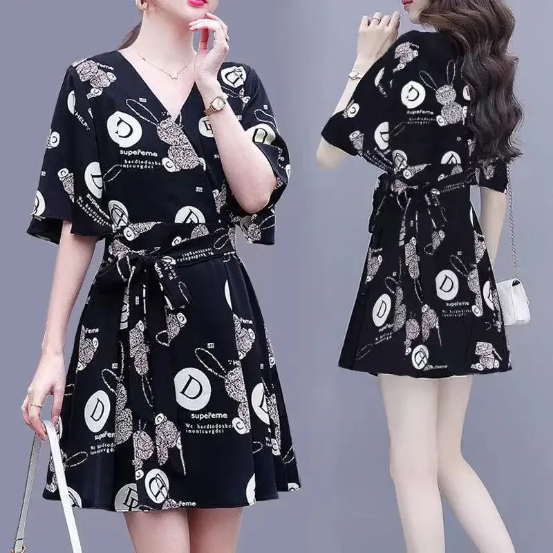Bloom Essence Chiffon Suit Set