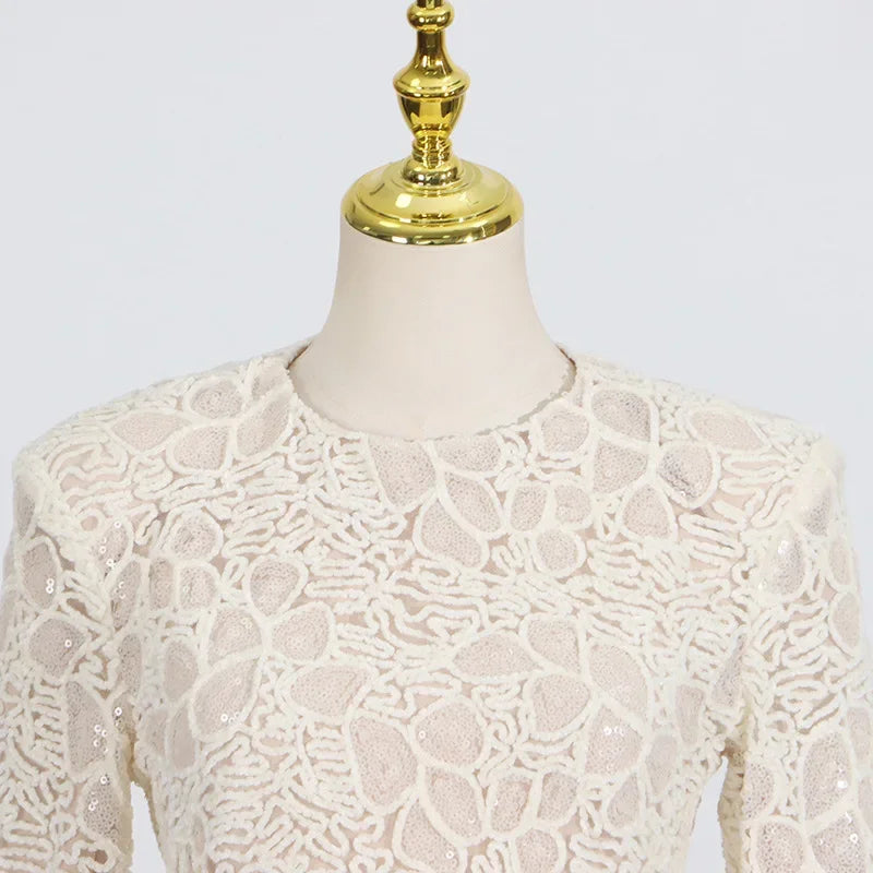 Lace Enchant Vintage Mermaid Gown