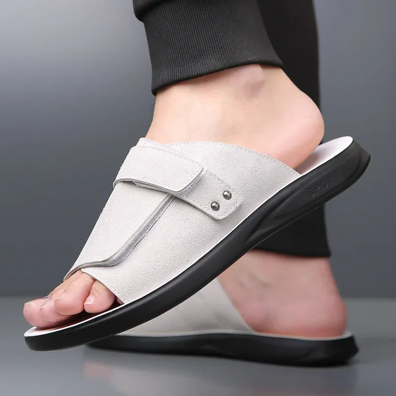 Men’s Suede Leather Beach Sandals