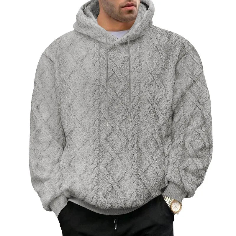 Shadow Weave Luxe Dual Velvet Hoodie