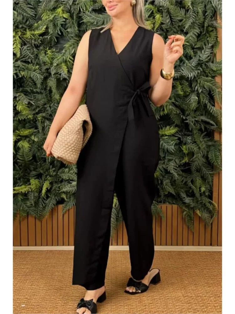 Chic Hollow Out Summer Jumpsuit Rich Allure