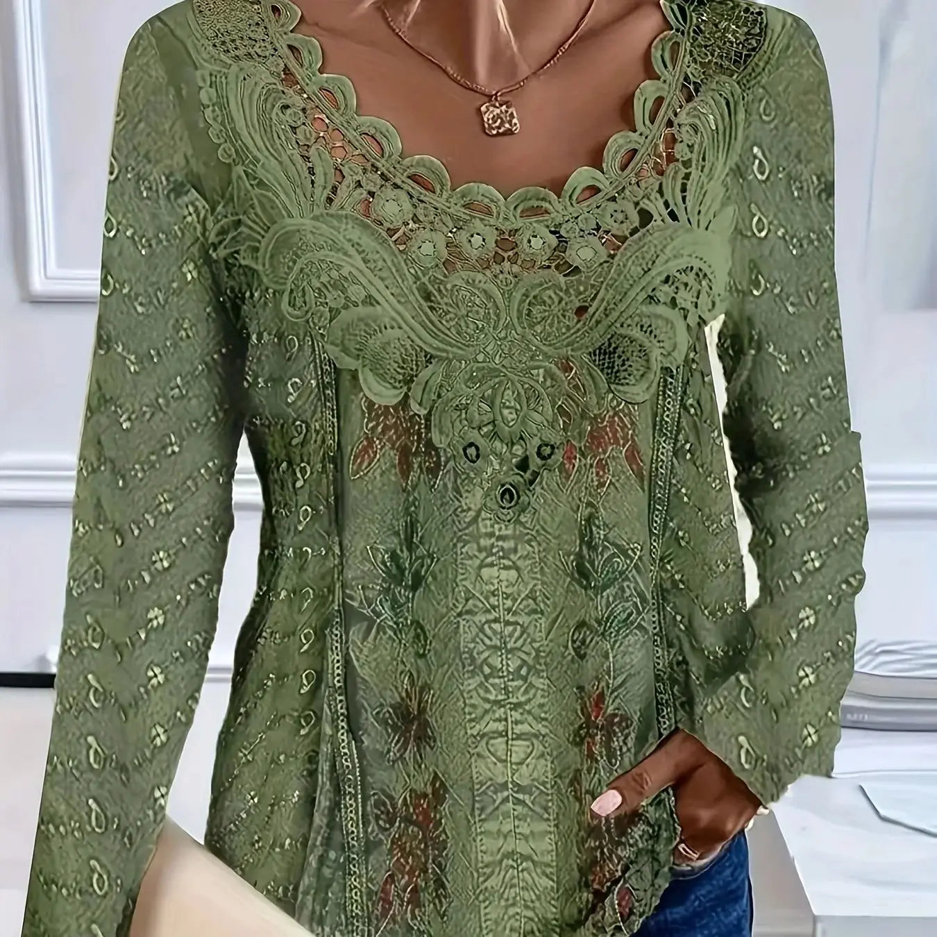 Boho Lace T-Shirt