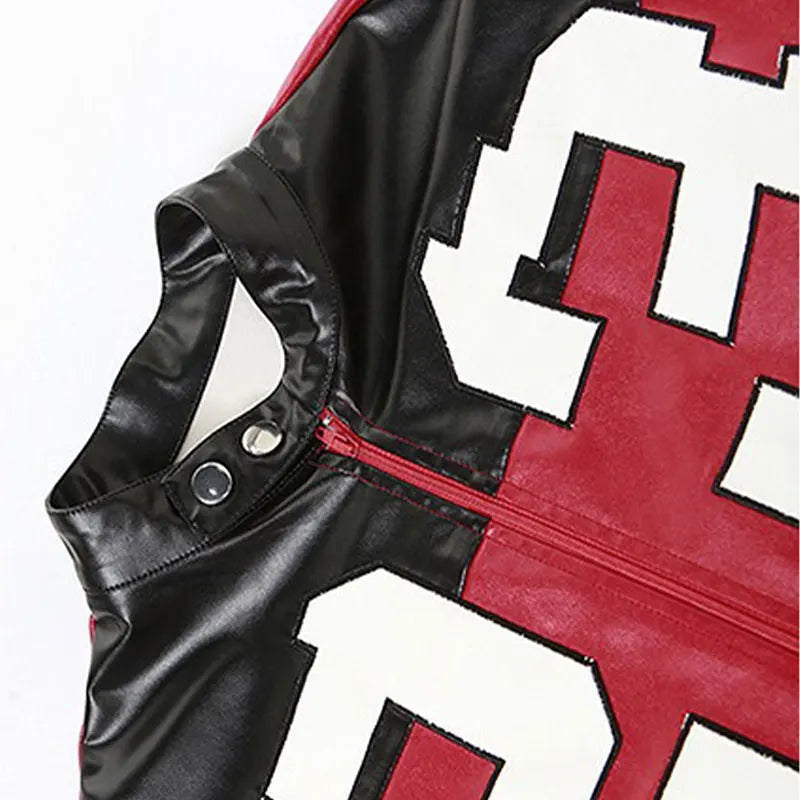 Urban Gloss Letter Print Crop Jacket