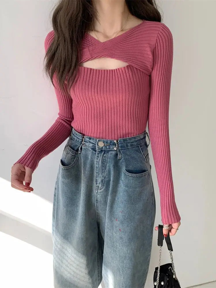 Chic Cashmere Knit Sweater Rich Allure