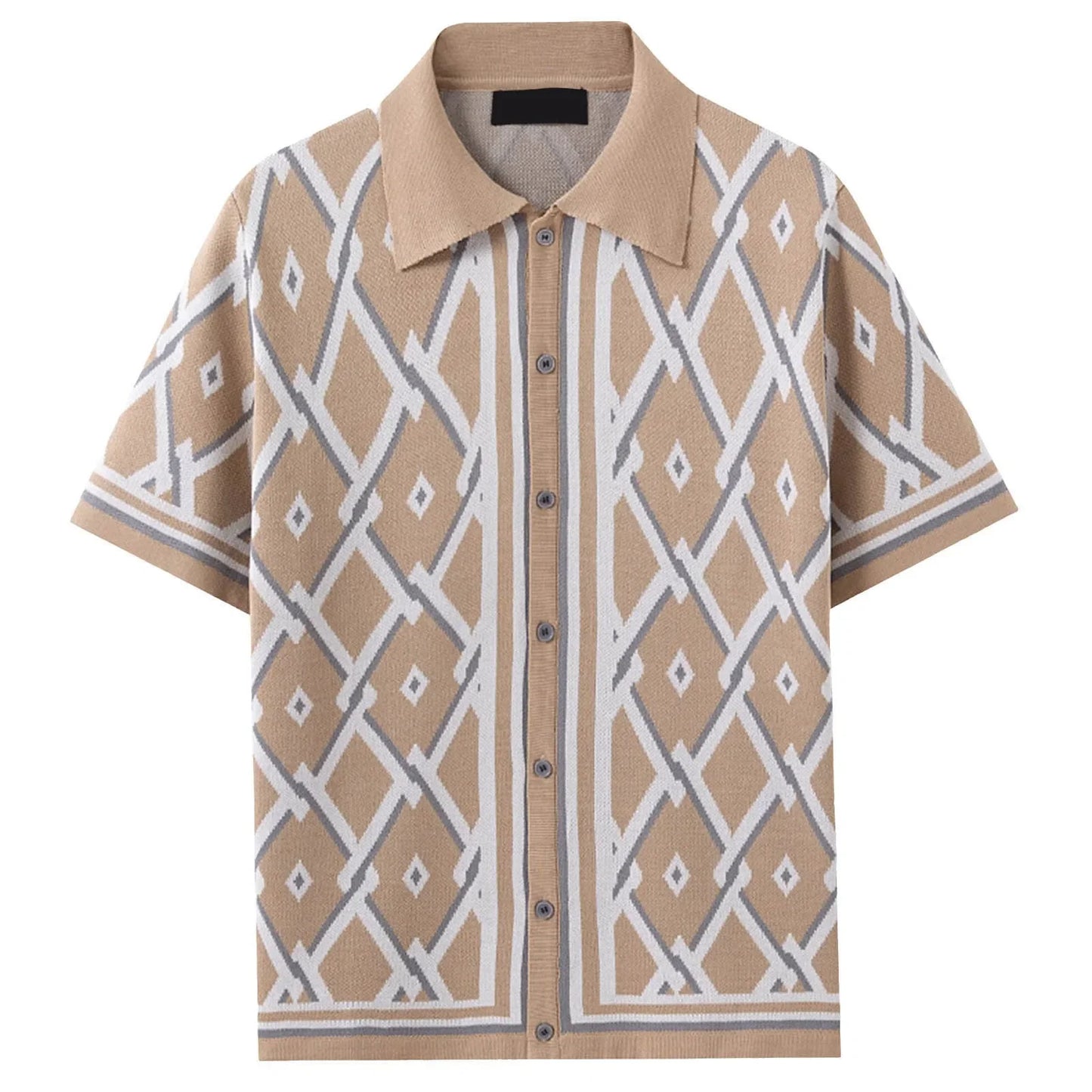 Retro Breeze Silk Longline Shirt