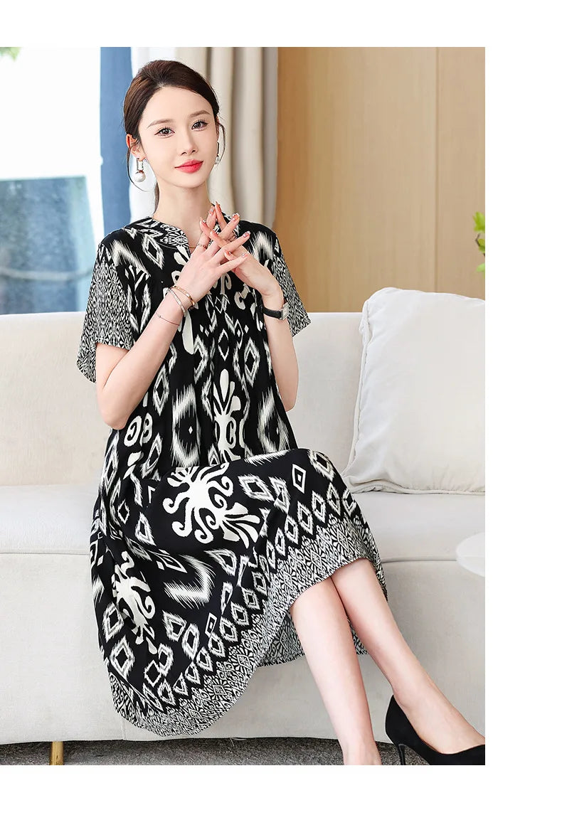 Plus Size Cotton Sleep Dress