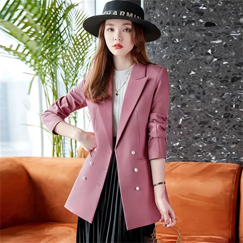 Chic Era Double-Breasted Blazer