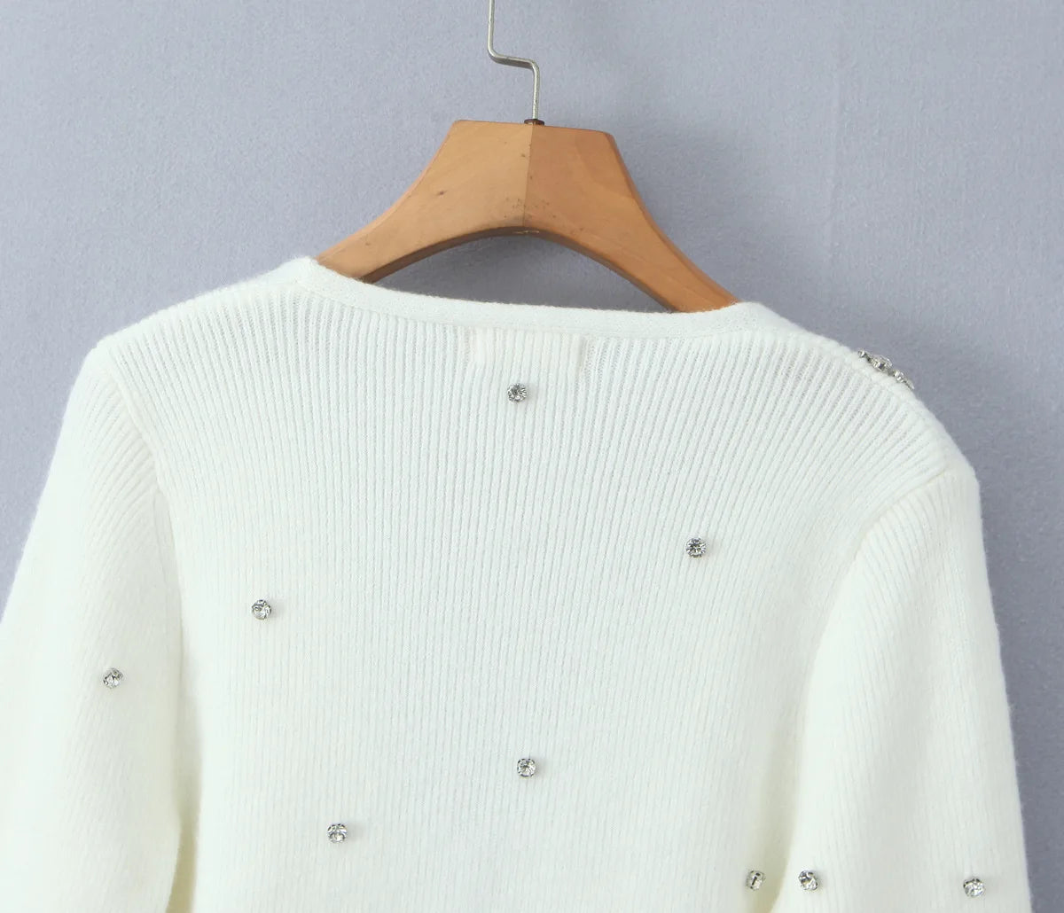 French Sweet Bow Knit Cardigan