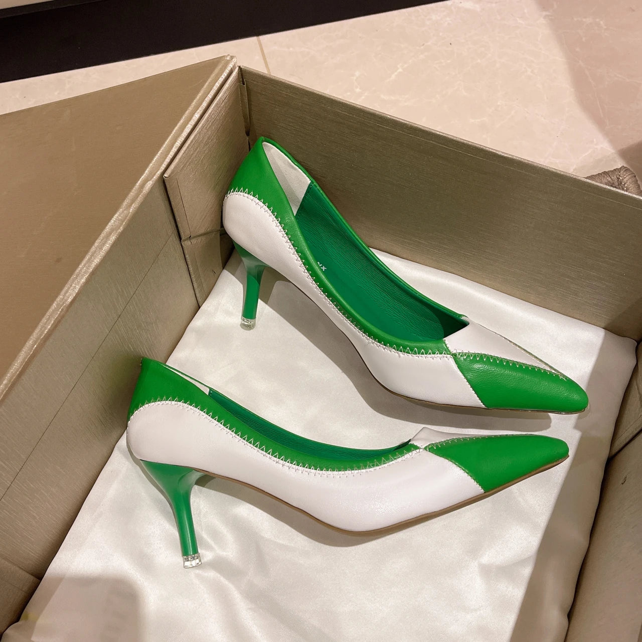 Pointed Toe Stiletto Party Heels