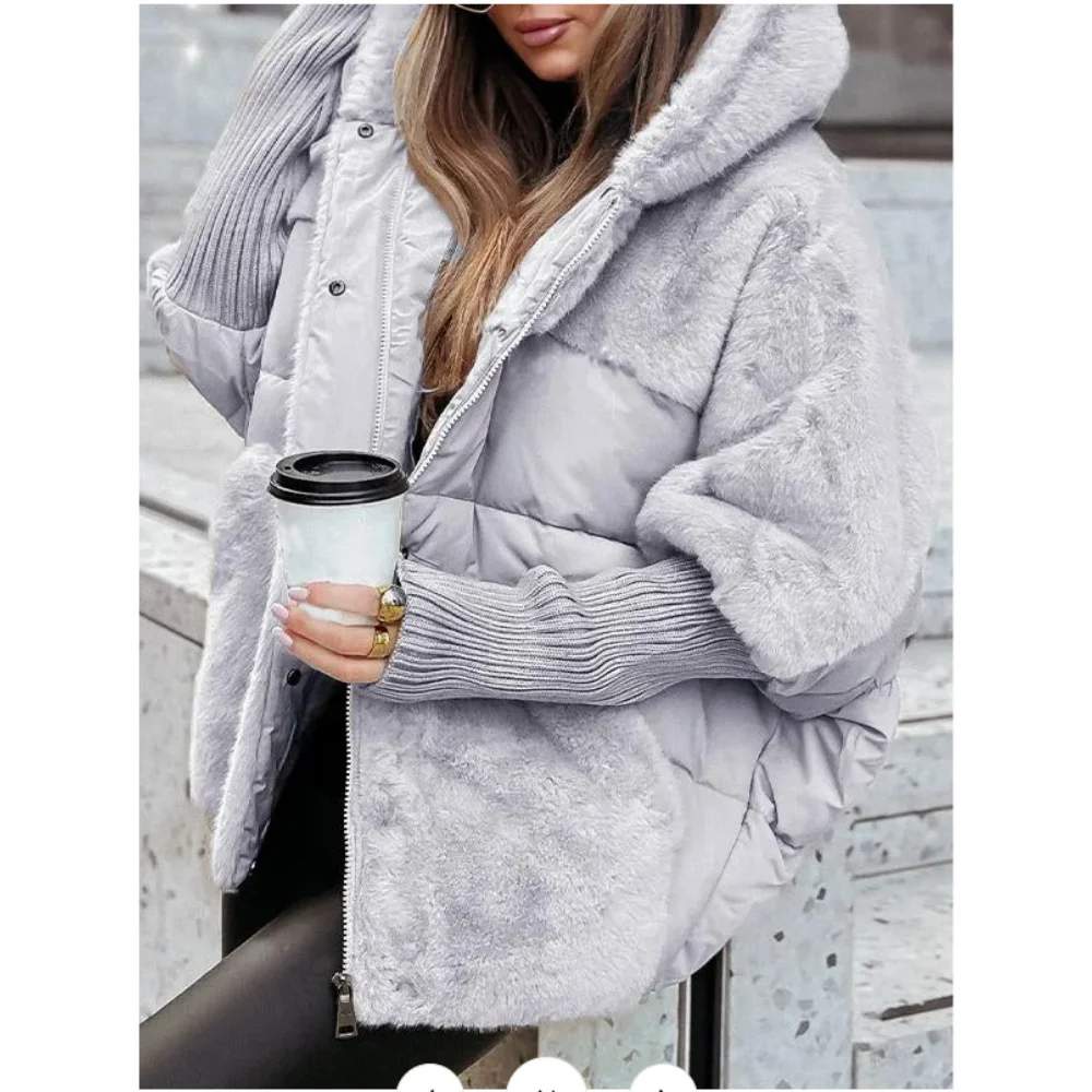 Frost Glow Hooded Down Jacket