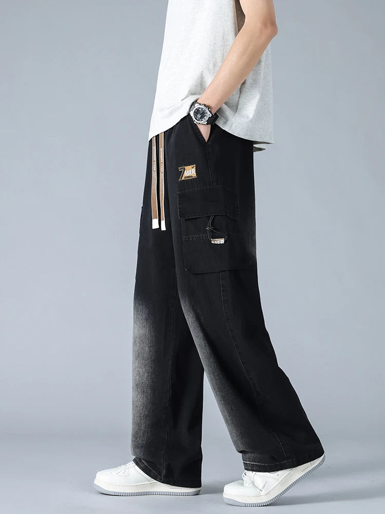 Urban Ease Wide Leg Cargo Jeans