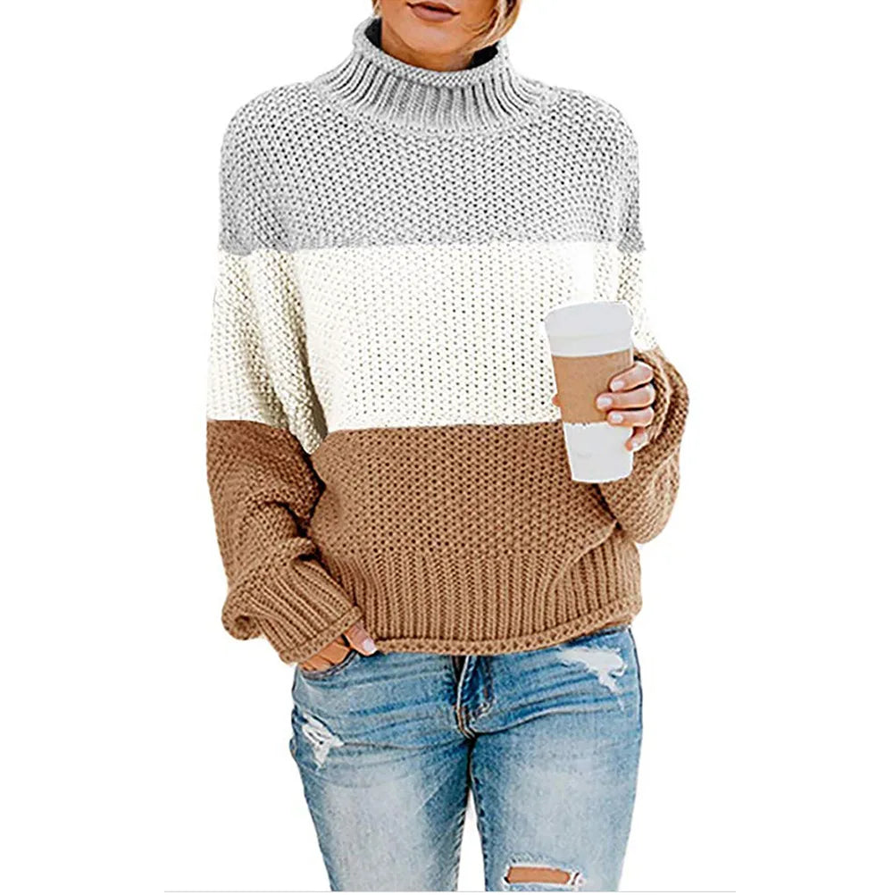 Snug Aura Turtleneck Knit Sweater