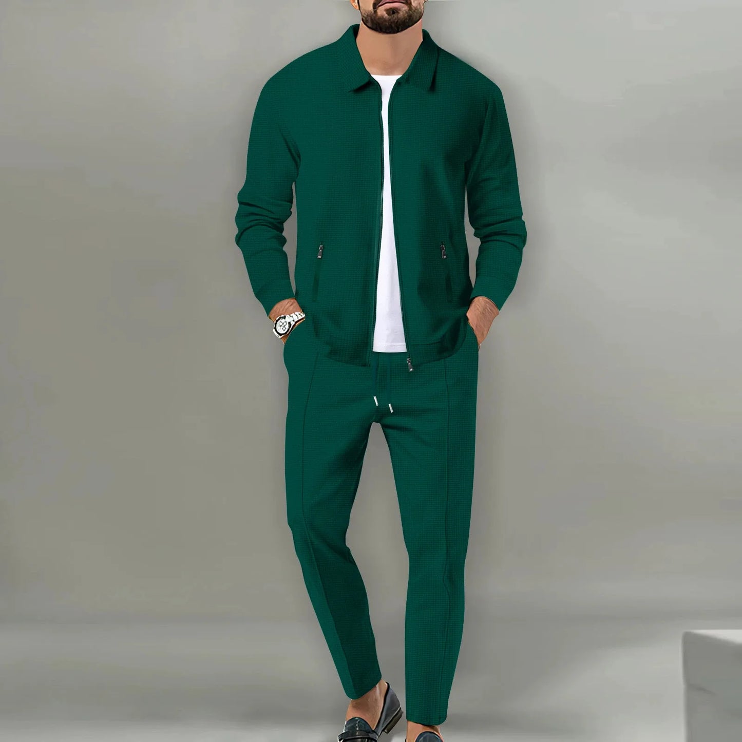 Slim Fit Spring Jacket Set