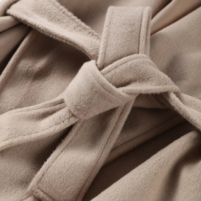 Luxury Woolen Fur Jacket