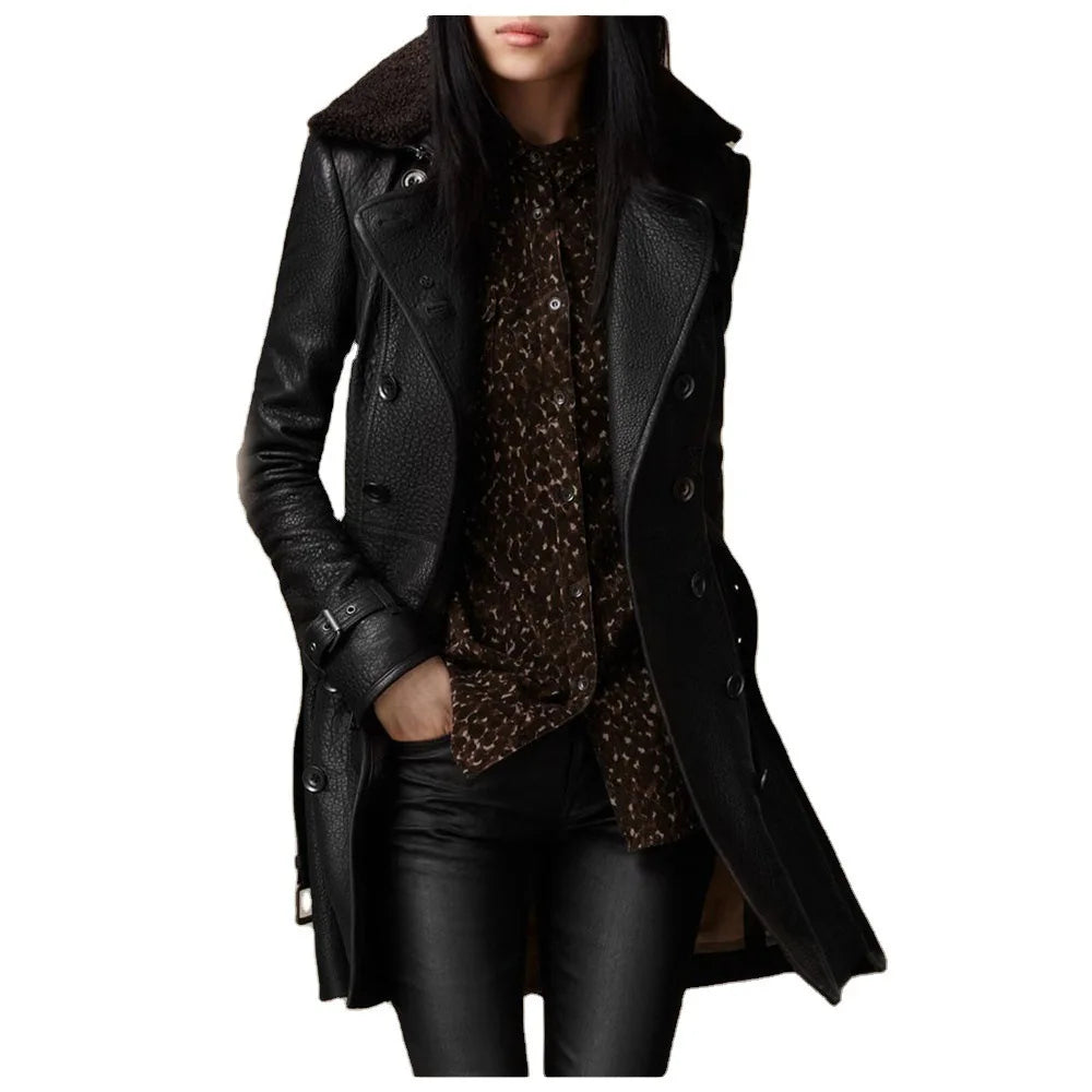 Women’s Black Leather Jacket