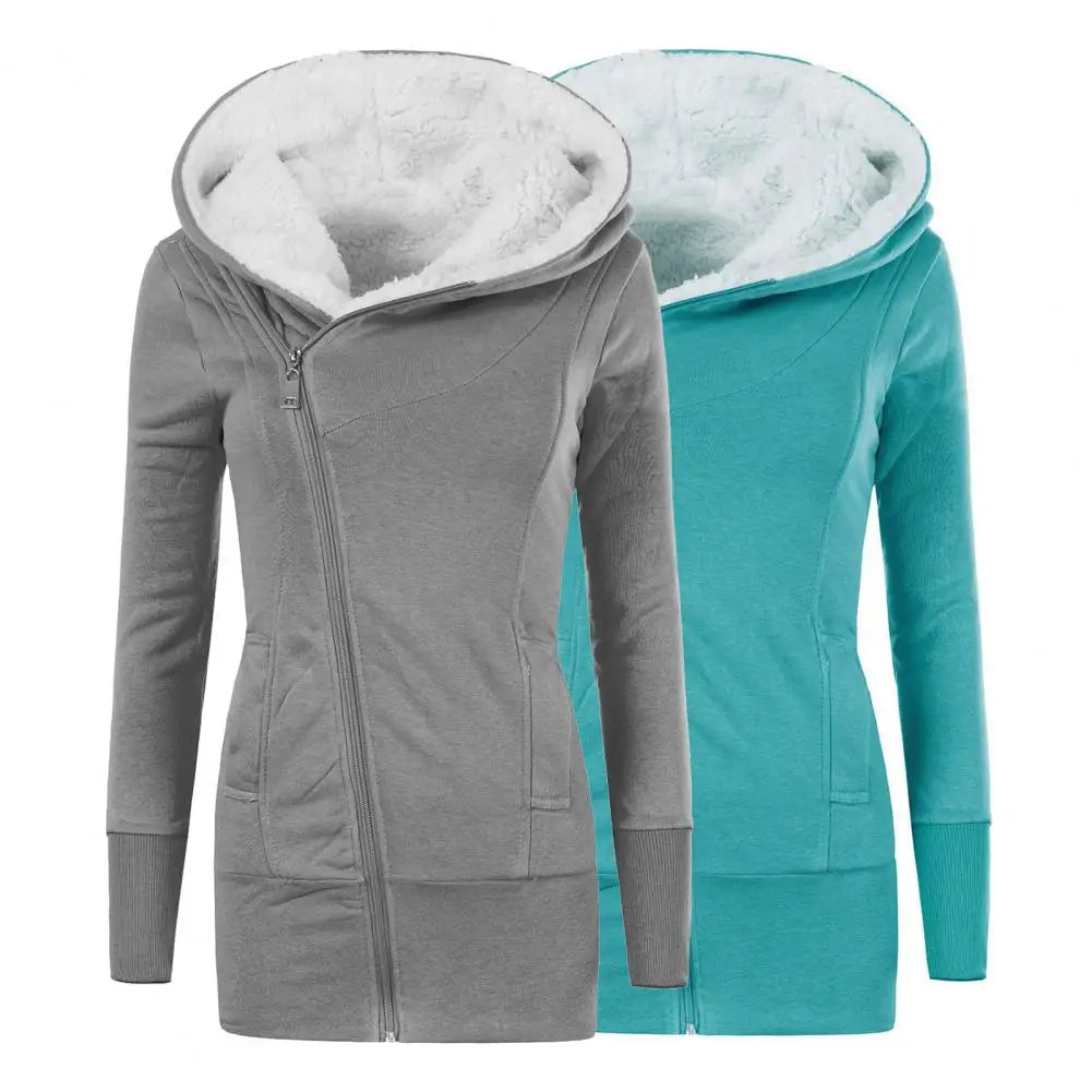 Fleece Lined Hooded Jacket