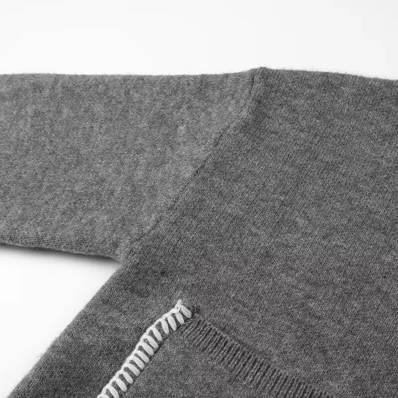 Retro Ease V-Neck Knit Jumper
