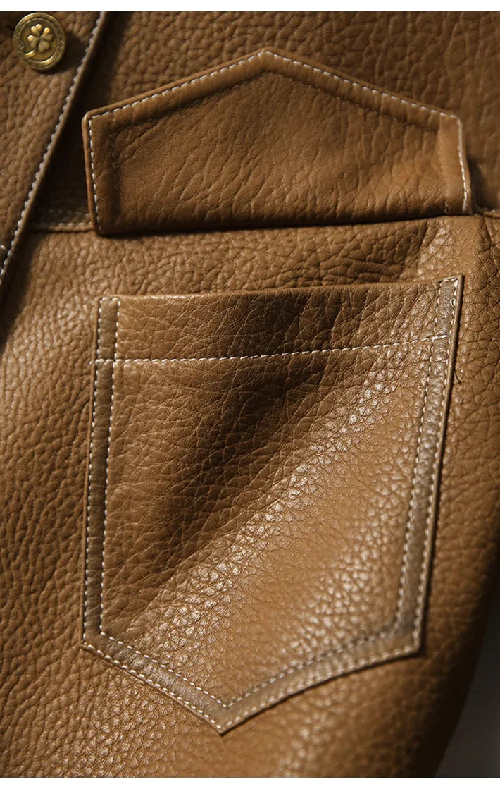 Rebel Gleam Slim Moto Leather Jacket