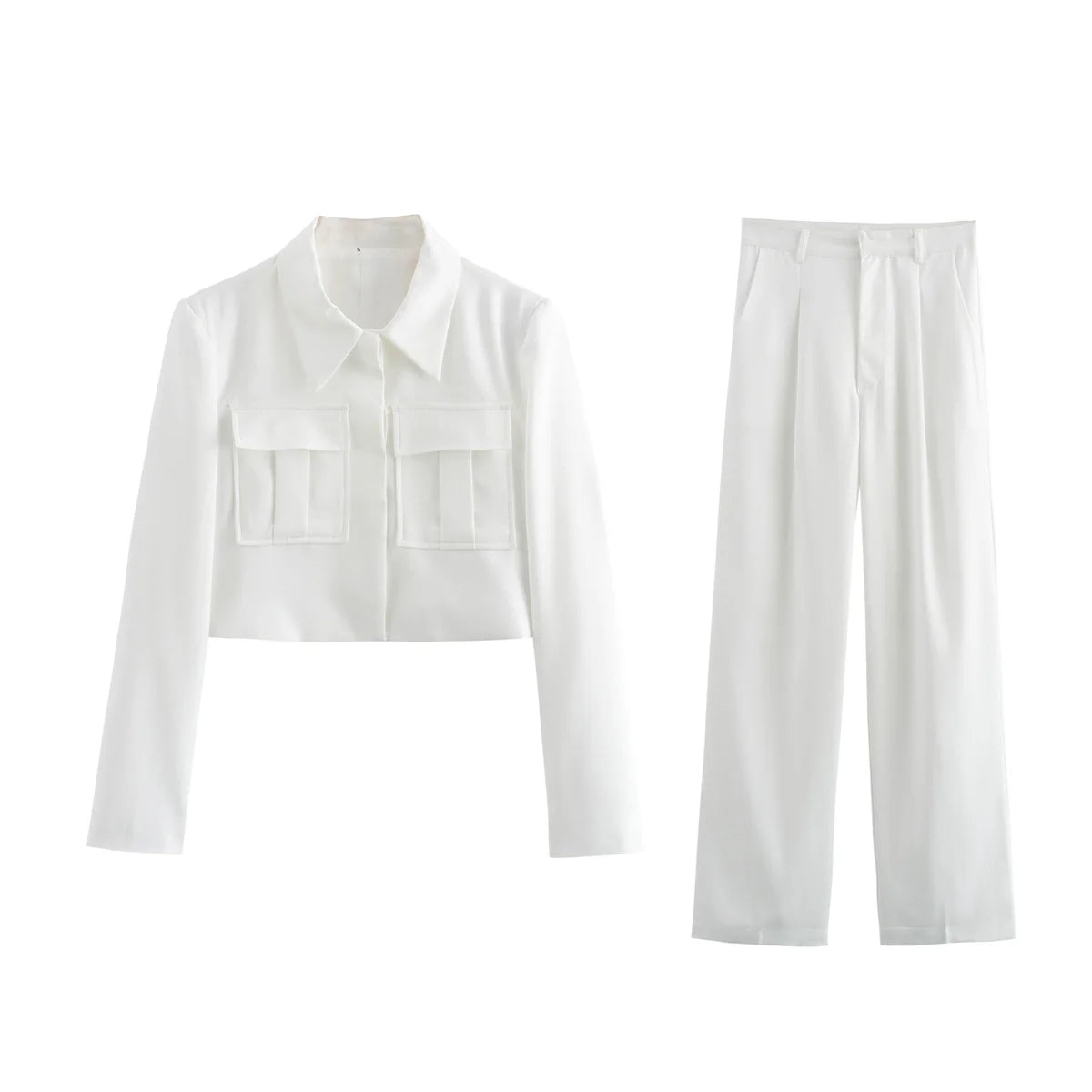Casual Blazer Pants Set