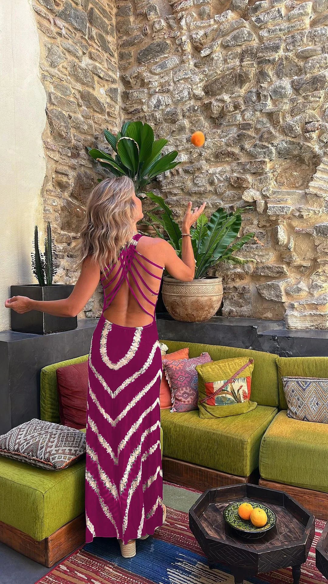 Lace Whisper Printed Spring Dress