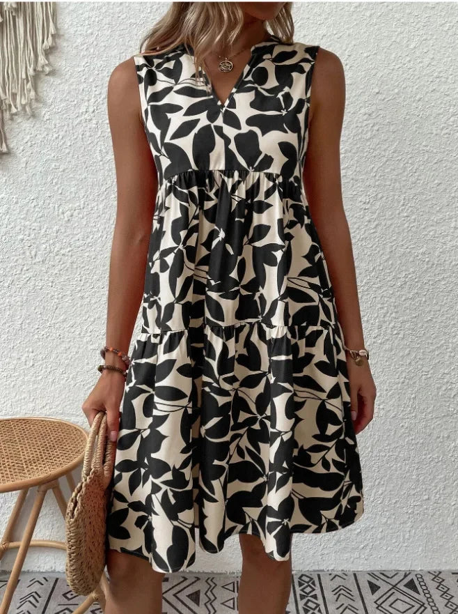 Boho Bliss Ruffle Mini Dress