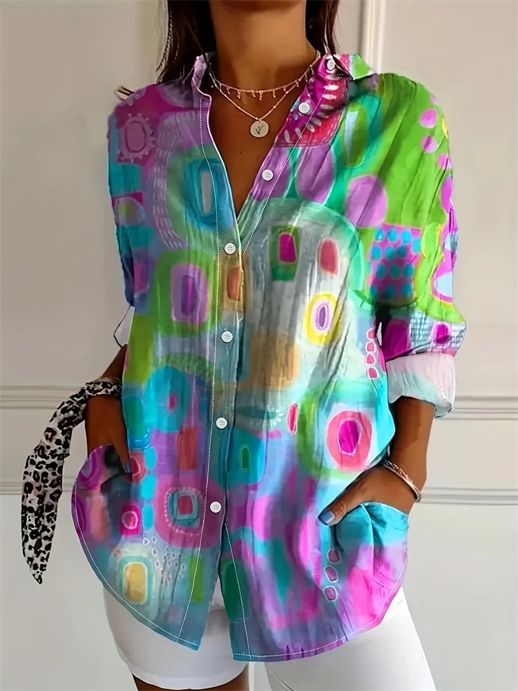 Women's Printed Art Shirt