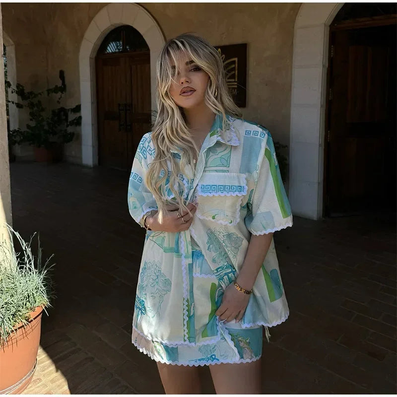 Tide Bloom Irregular Beach Set Rich Allure