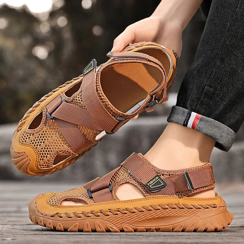 TerraWalk Genuine Leather Men’s Sandals
