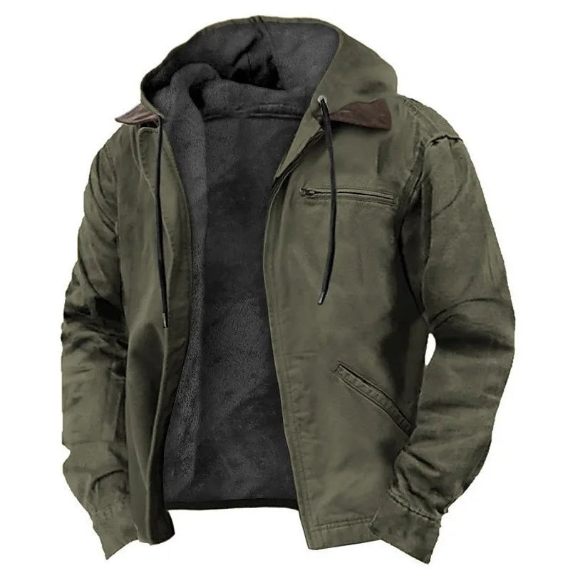 Frost Core Cotton Hooded Zip Jacket