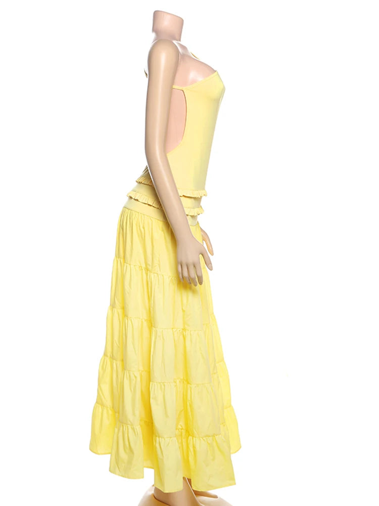 Enchanted Grace One-Shoulder Maxi Dress
