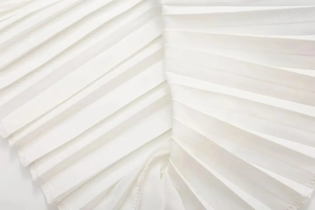 Calli Charm Off-Shoulder Pleated Dress