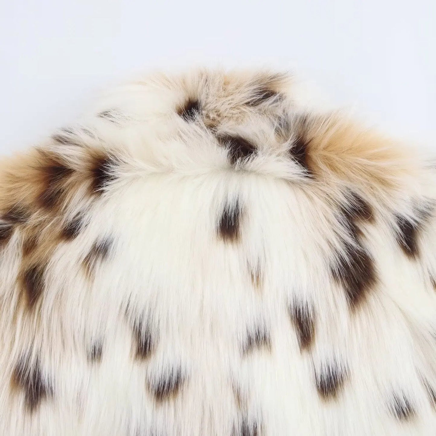 Euro Chic Faux Fur Effect Coat Rich Allure
