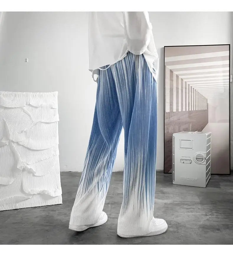 Silken Flow Harajuku Wide Leg Pants Rich Allure
