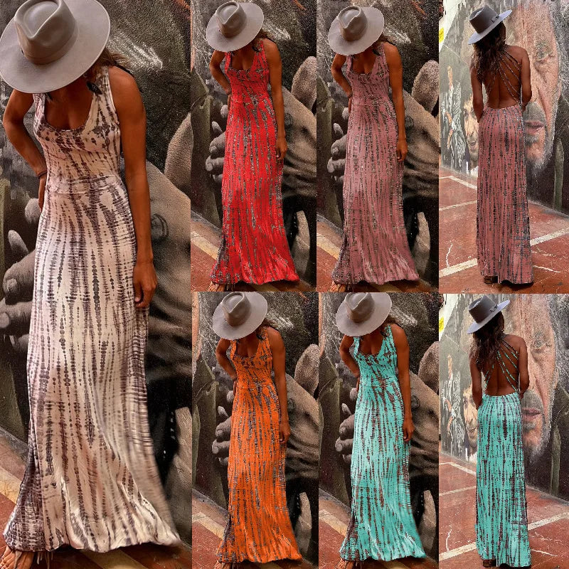 Lace Whisper Printed Spring Dress