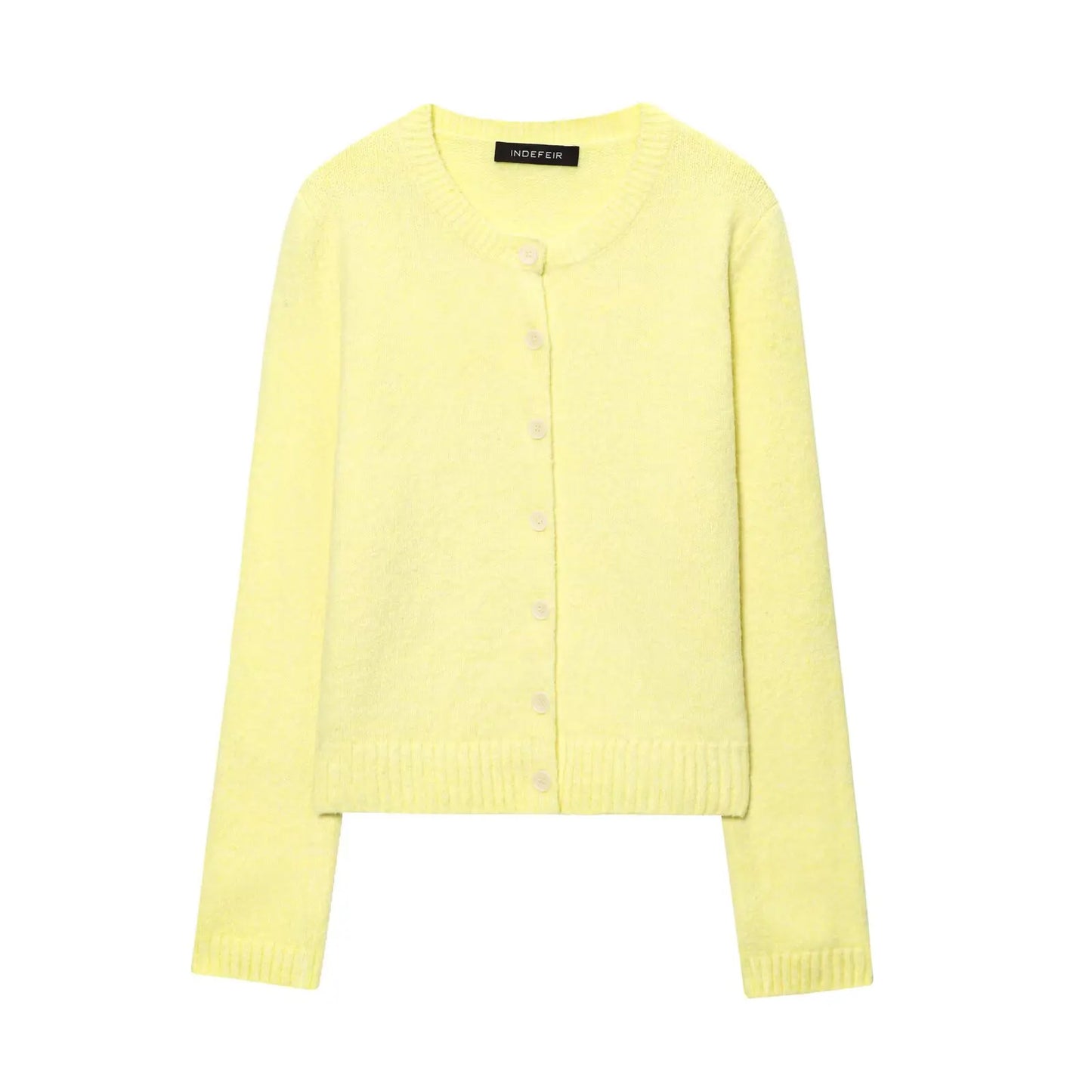SunMuse Elegant Knit Button Cardigan