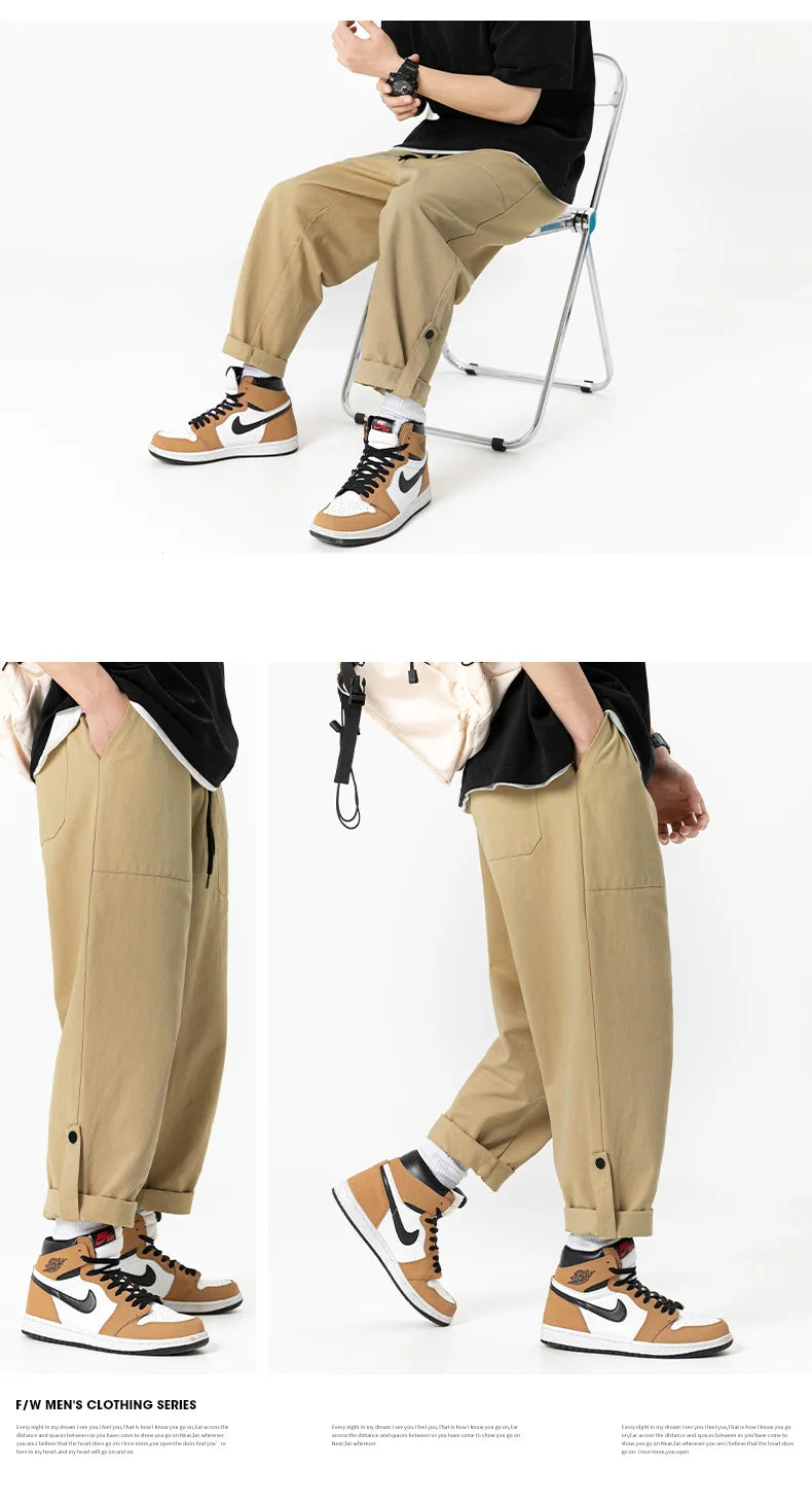 Men’s Cotton Straight Cargo Pants