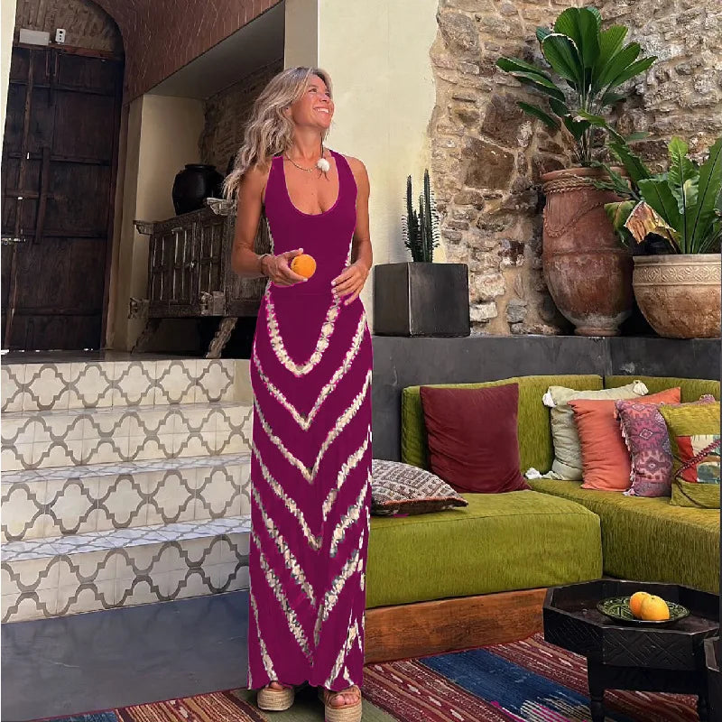 Lace Whisper Printed Spring Dress